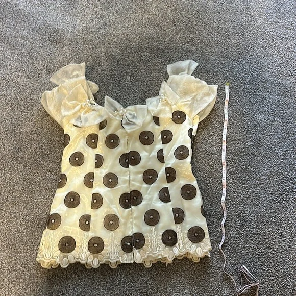 Vintage Bow, Pearl & Bronze Detail Top - Picture 12 of 12